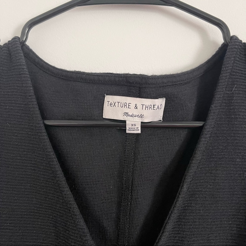 Madewell Texture & Thread Button Front Tie Tank - image 3